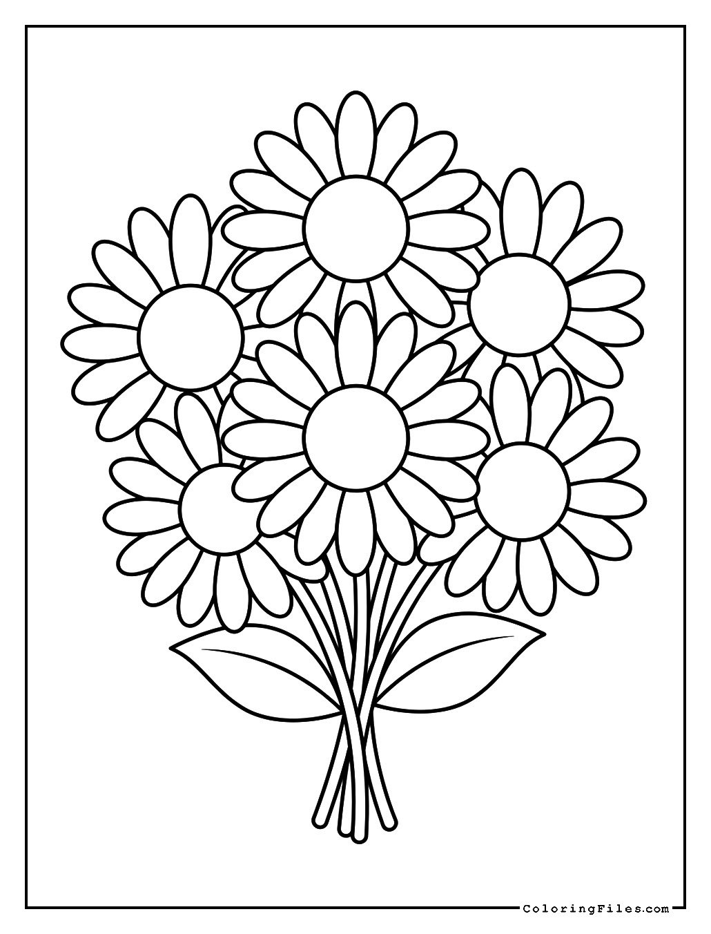 A Sweet Bouquet Daisies