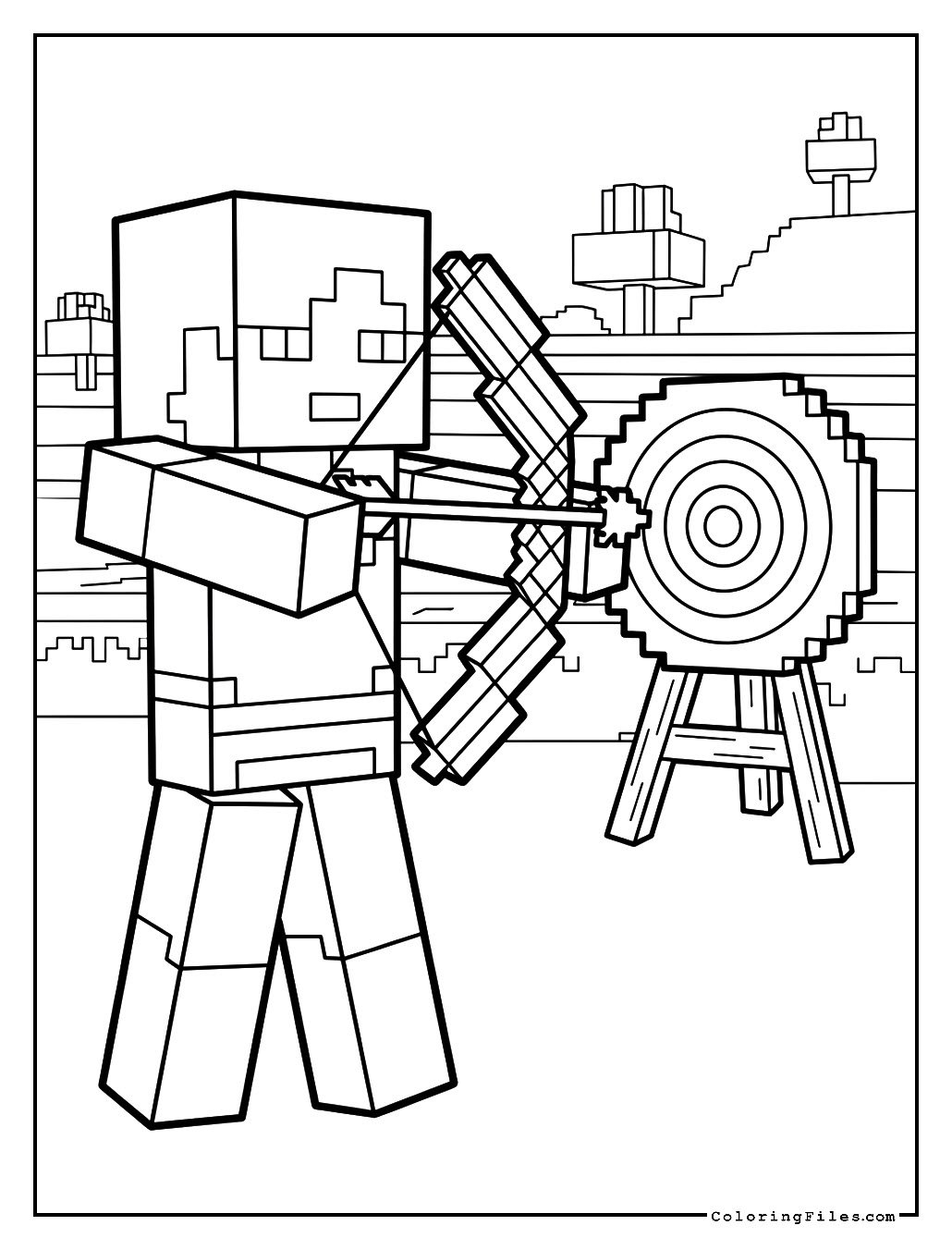 Alex and the Archery Target