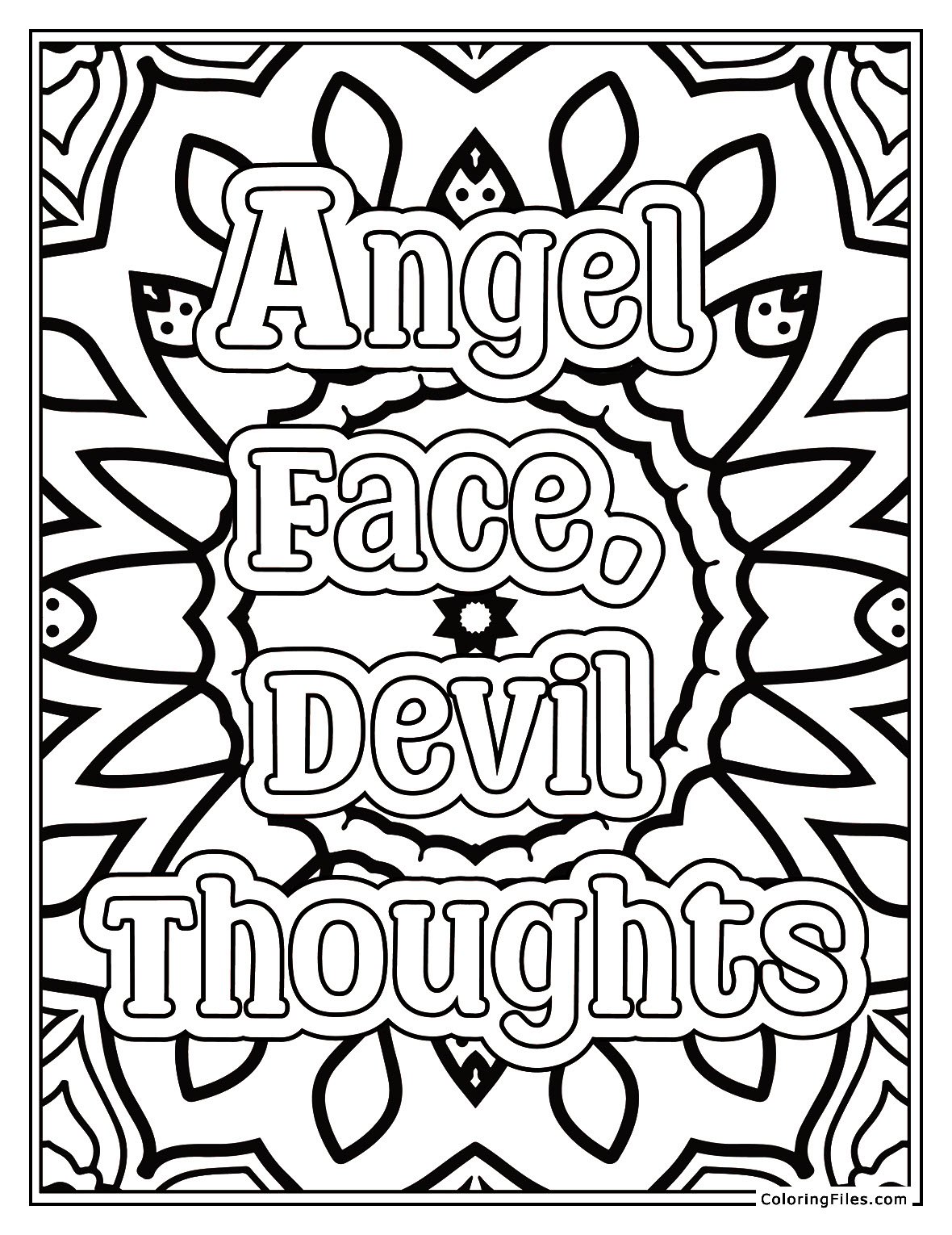 Angel Face, Devil Thoughts