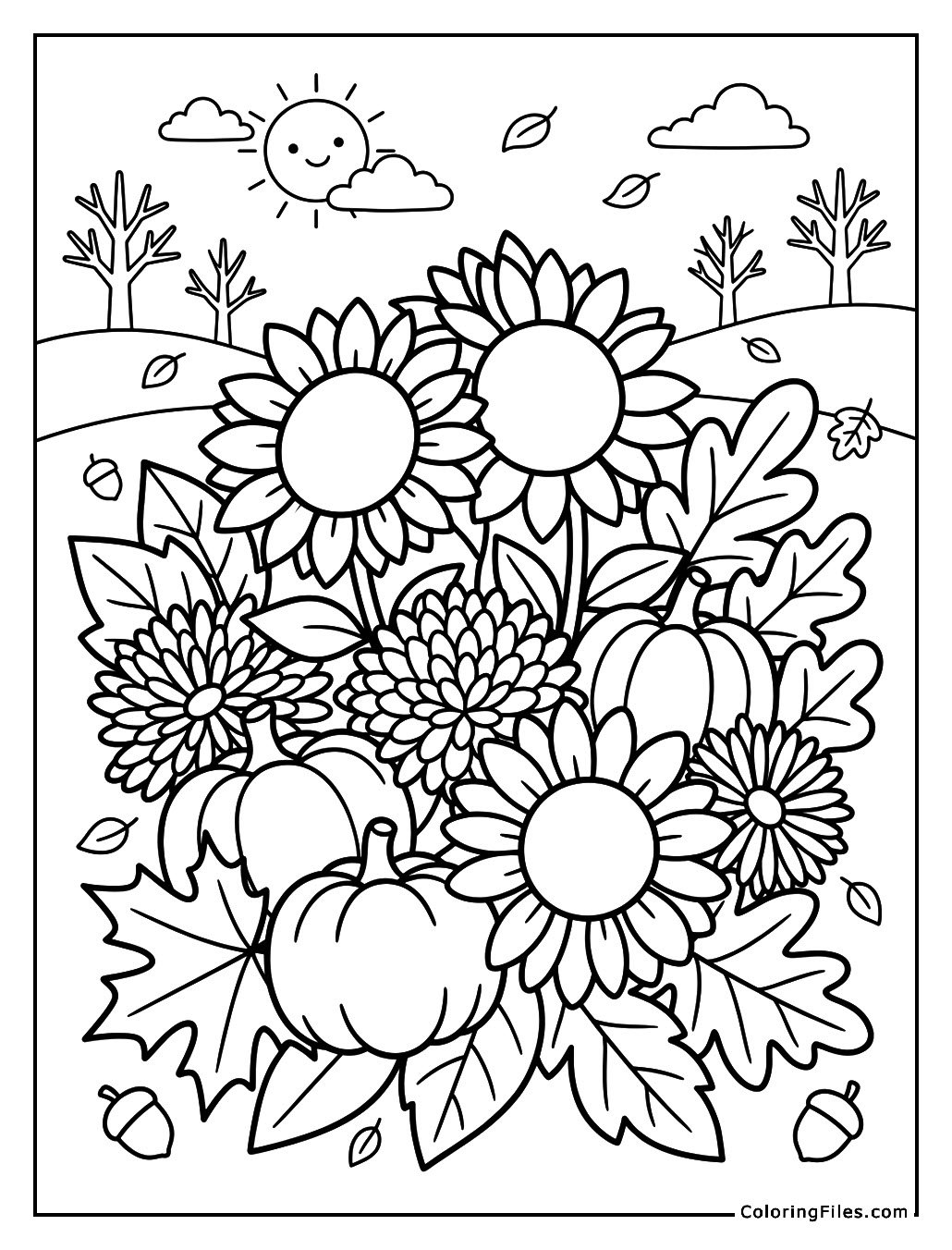 Autumn Flower Symphony