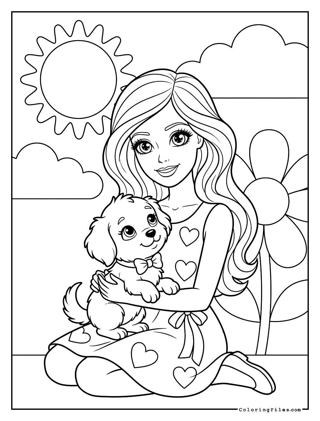 Barbie and Puppy