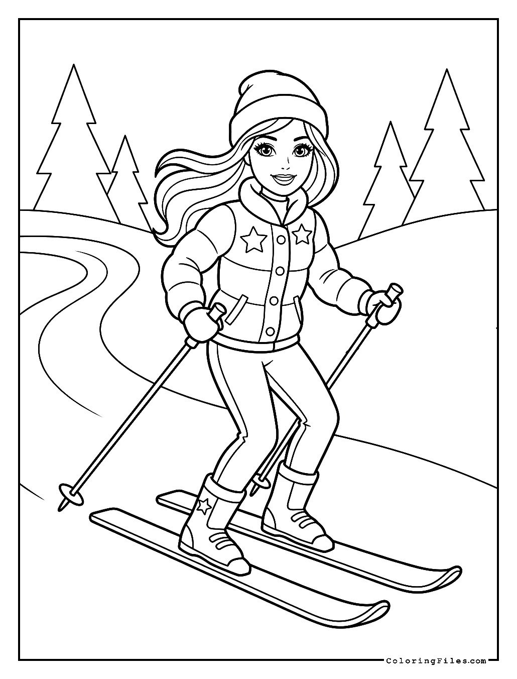 Barbie Goes Skiing!
