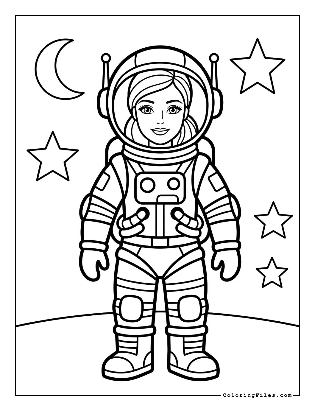 Barbie in an Astronaut Suit