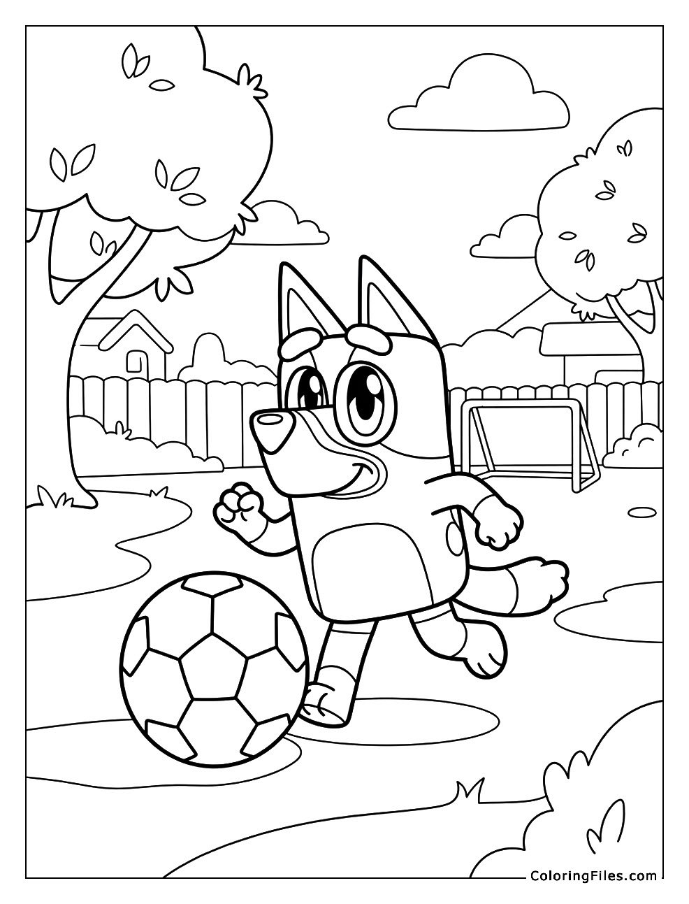 Bluey’s Backyard Soccer Fun