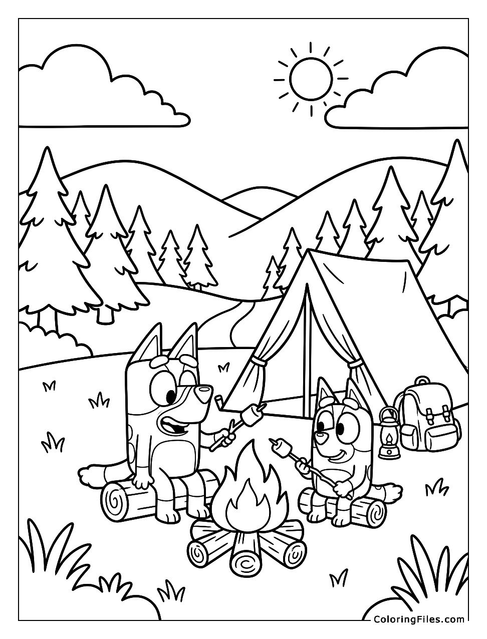Bluey’s Big Camping Adventure