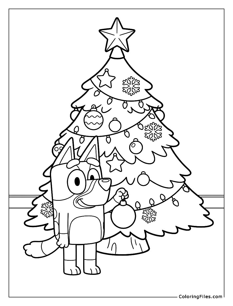 Bluey’s Christmas Tree Decorating Fun