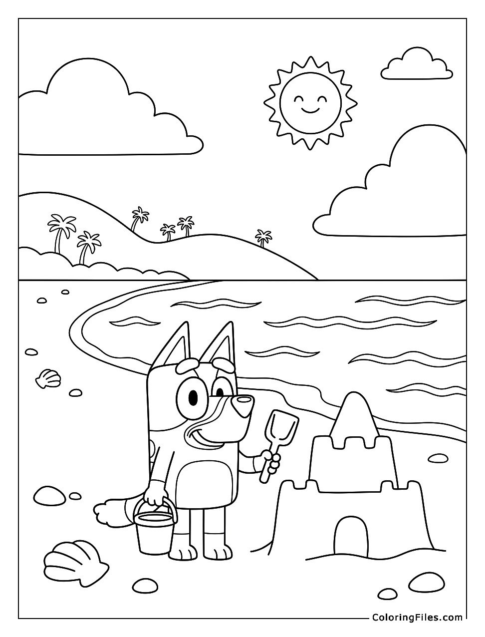 Bluey’s Fun Day at the Beach