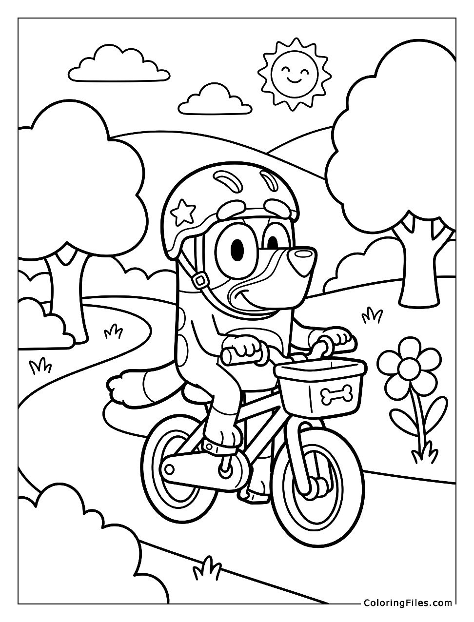 Bluey’s Happy Bike Ride Adventure