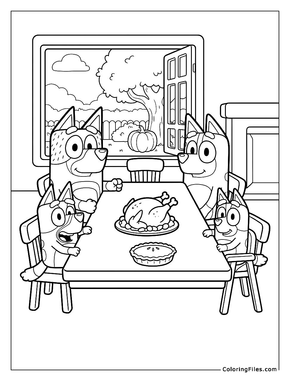Bluey’s Thanksgiving Family Feast