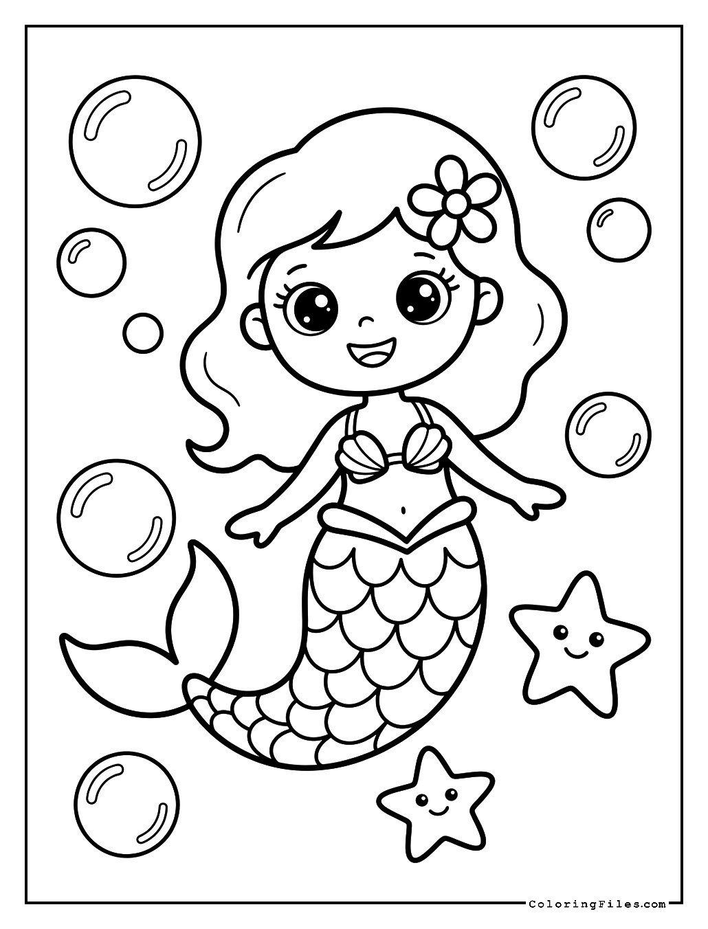 Bubbles and Starfish Fun
