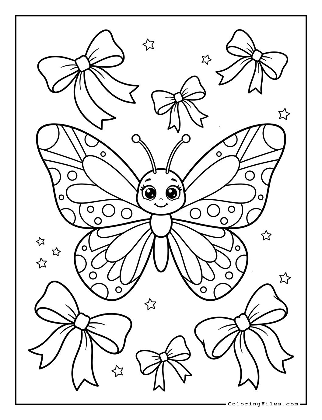 Butterfly & Floating Ribbon Bows