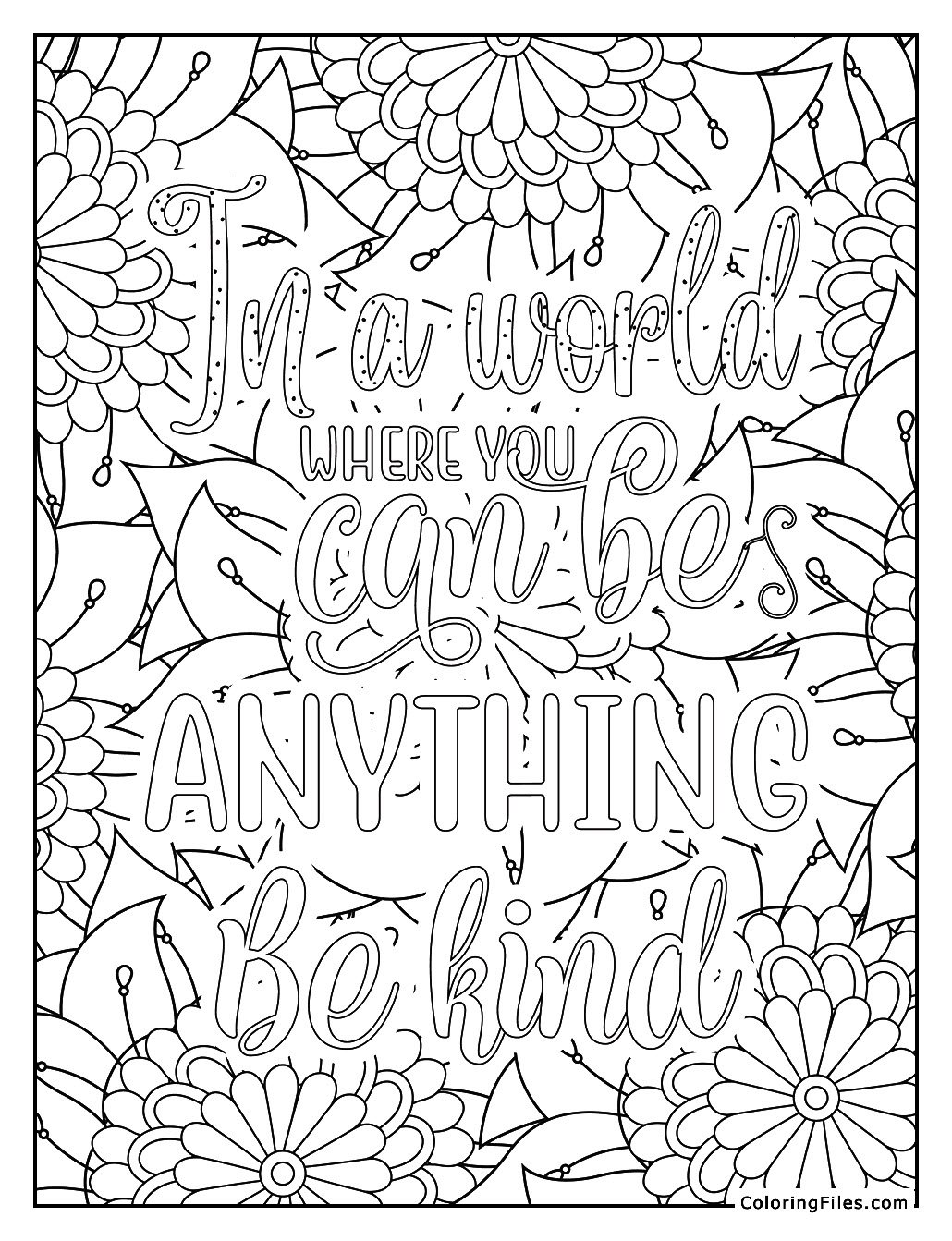 Can Be Anything Be Kind