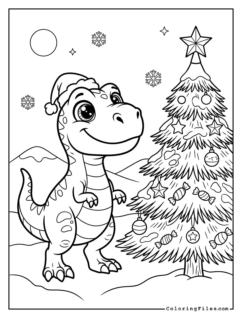 Christmas Tree and Rex