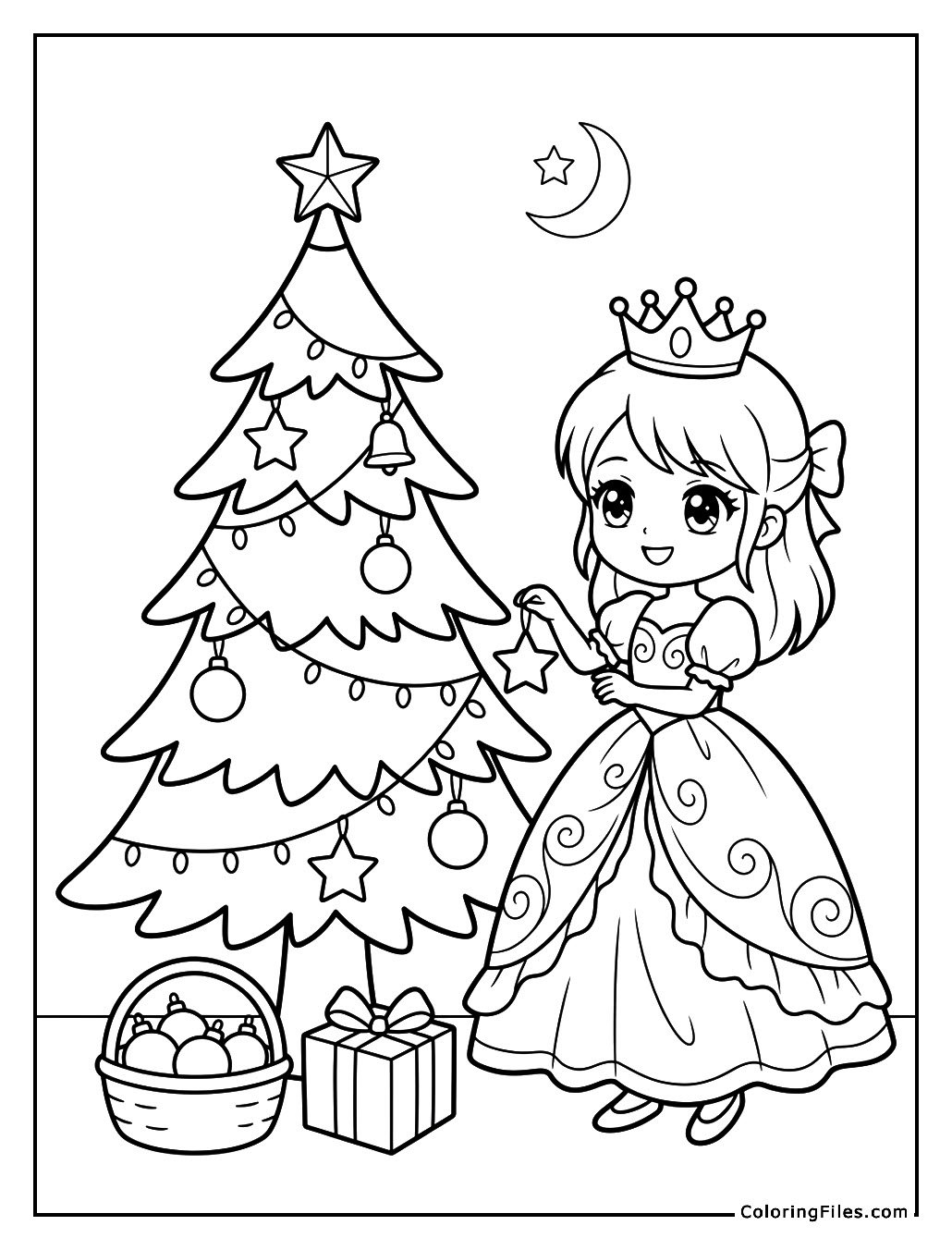 Christmas Tree Decorating Princess