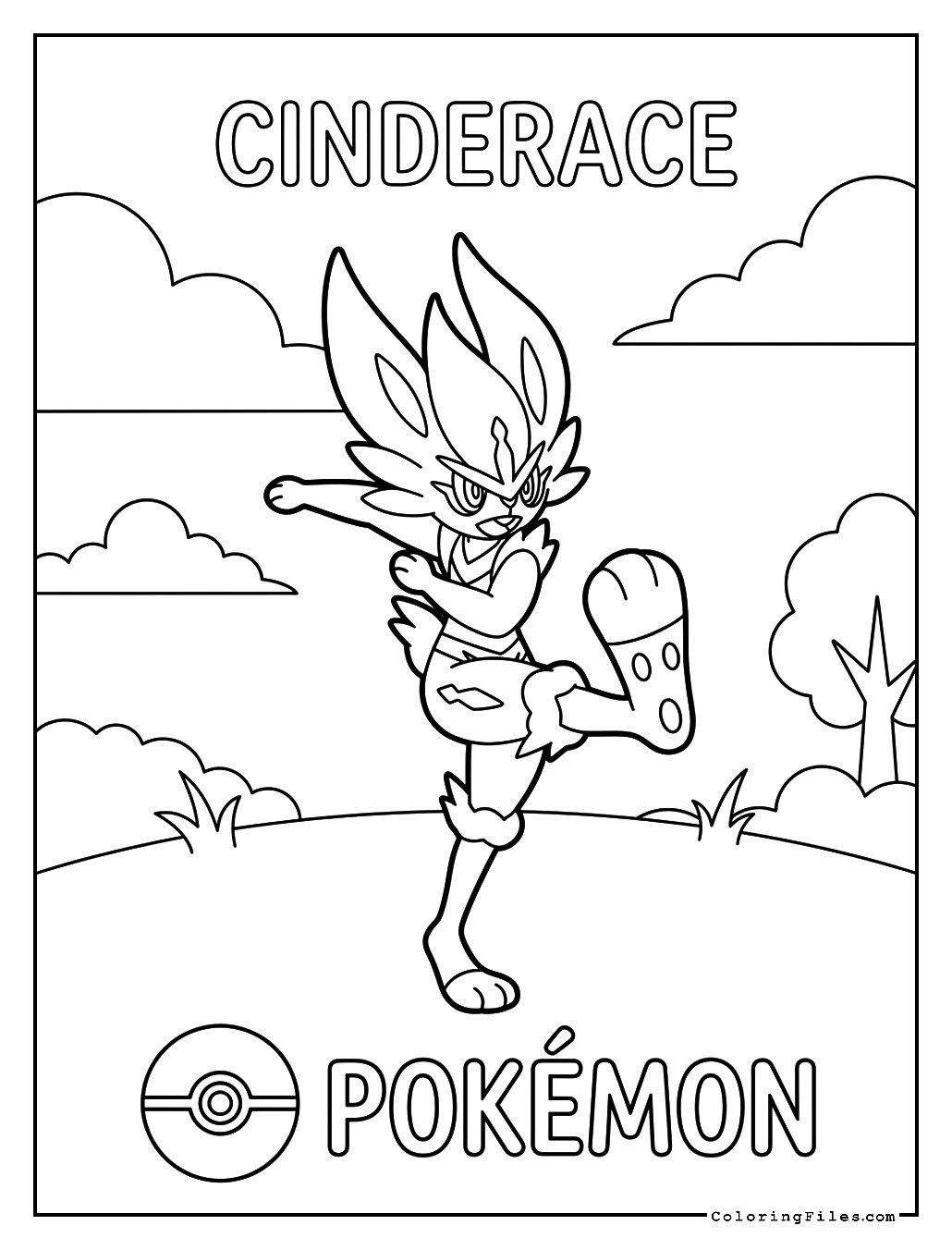 Cinderace: Footballer's Fire