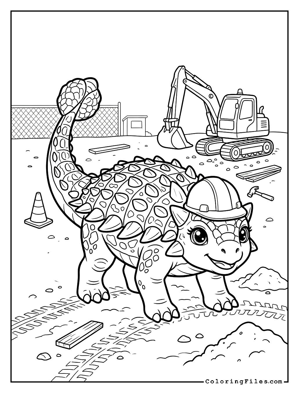 Construction Site Ankylosaurus