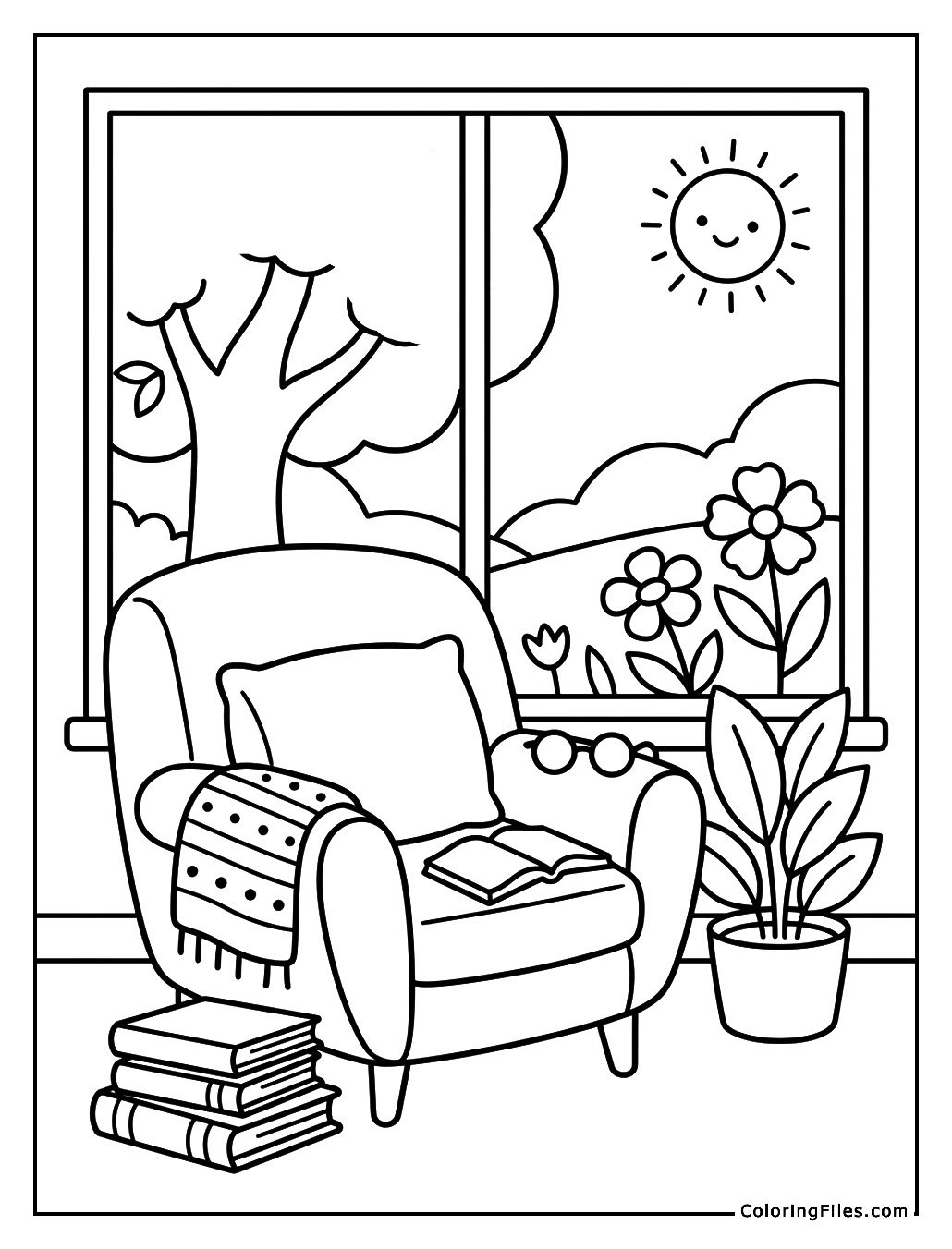 Cozy Summer Reading Nook