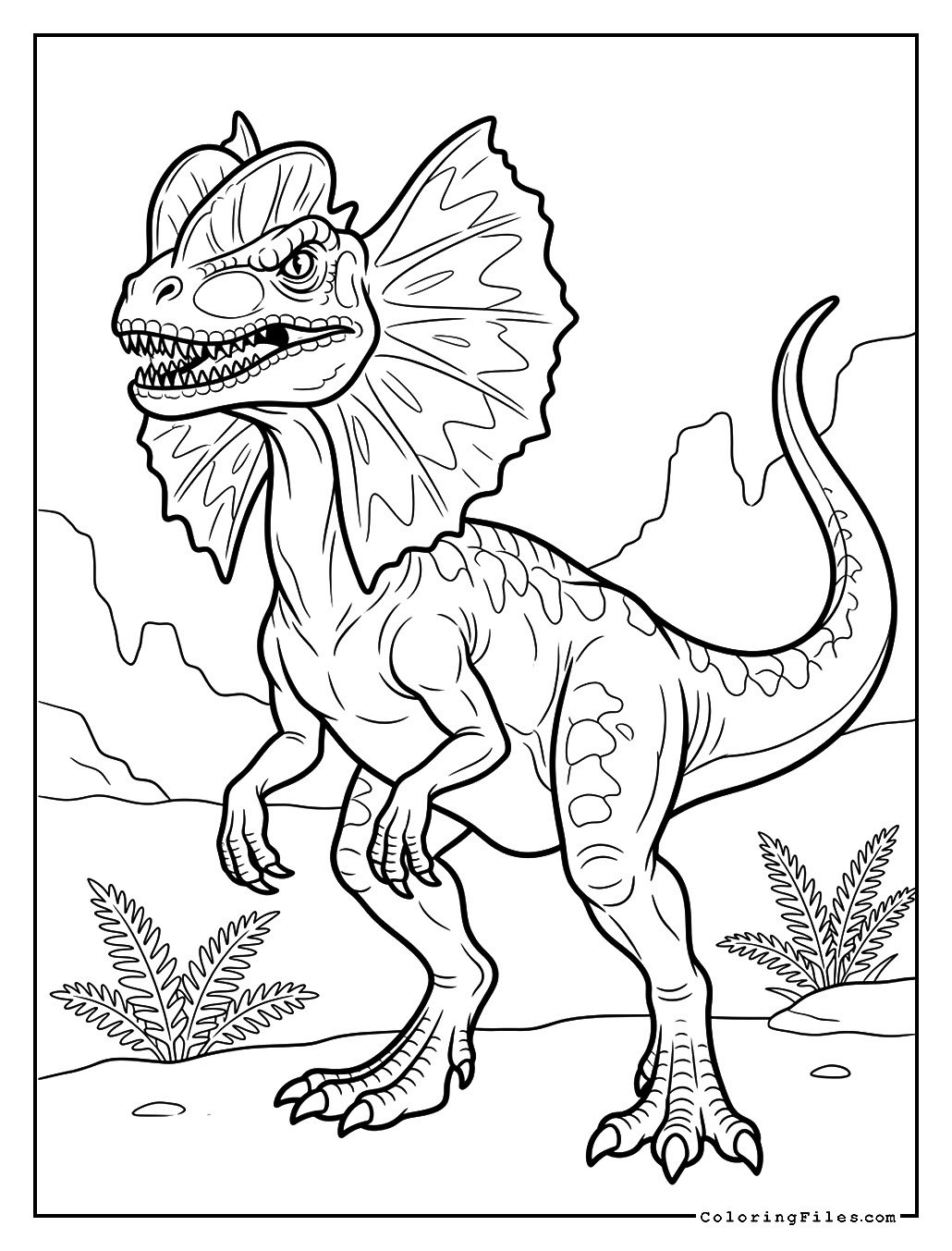 Dilophosaurus: The Frilled Scout