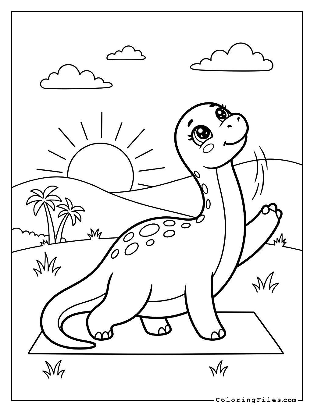 Dino Yoga Morning Stretch