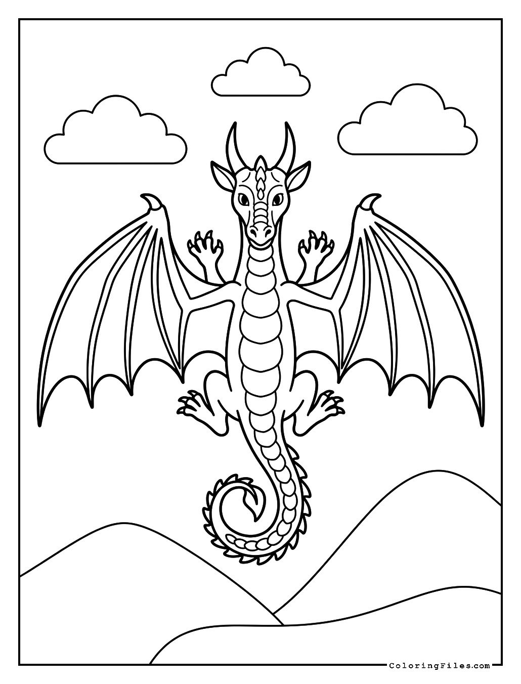 Dragon Looking Down