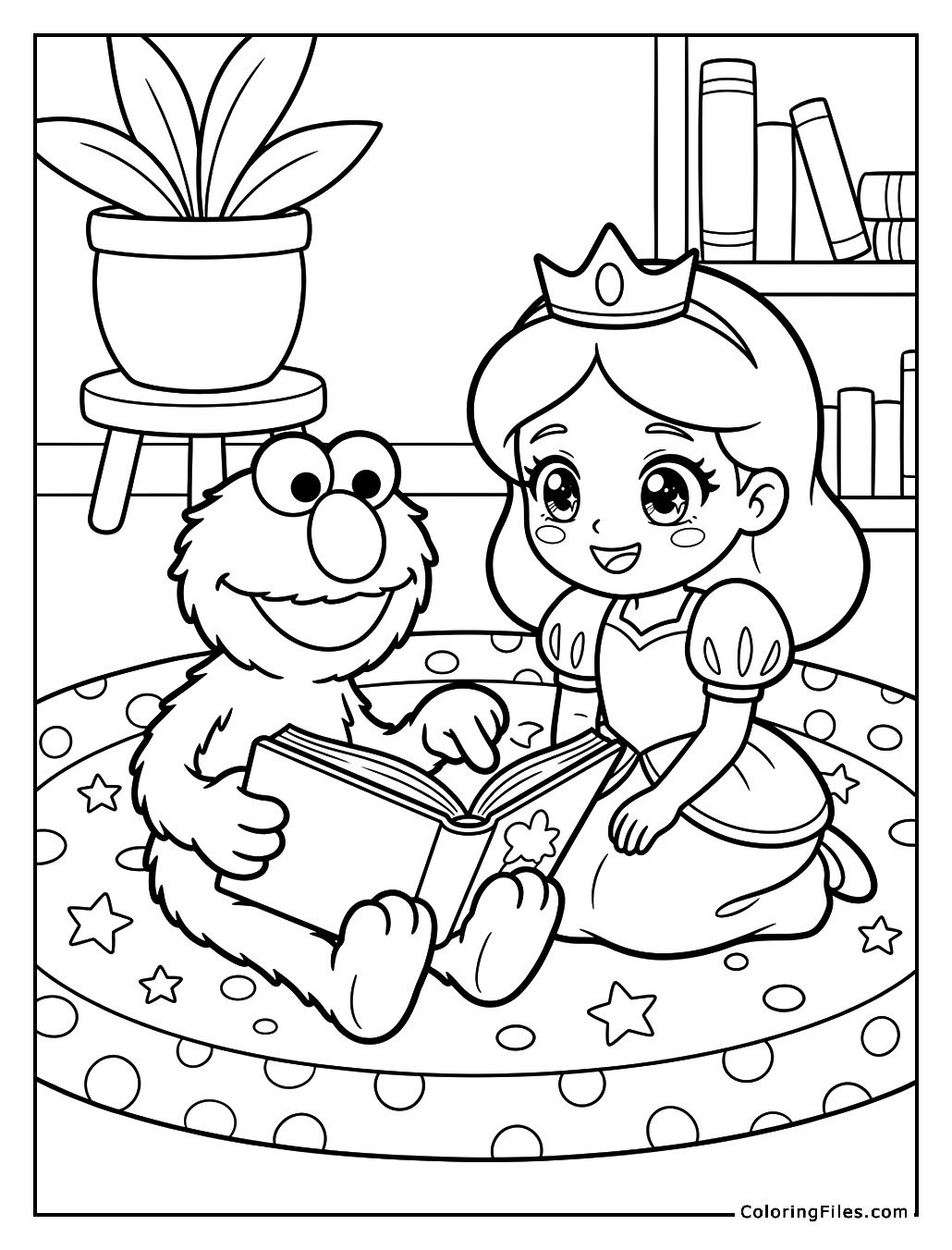 Elmo & Princess Preschool Story Hour