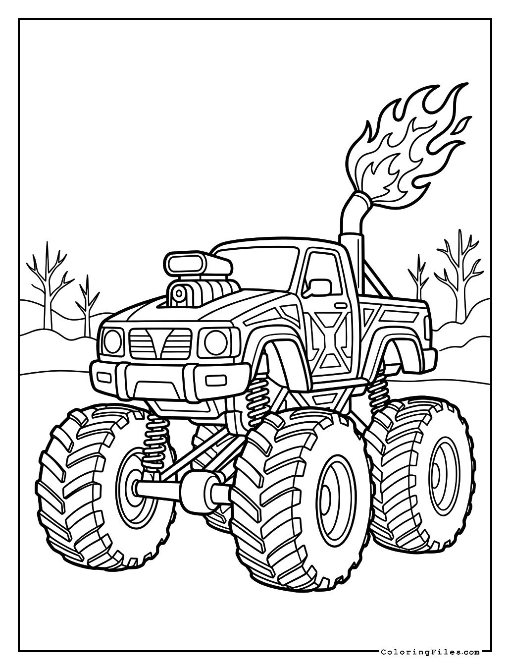 Fire-Breathing Monster Truck