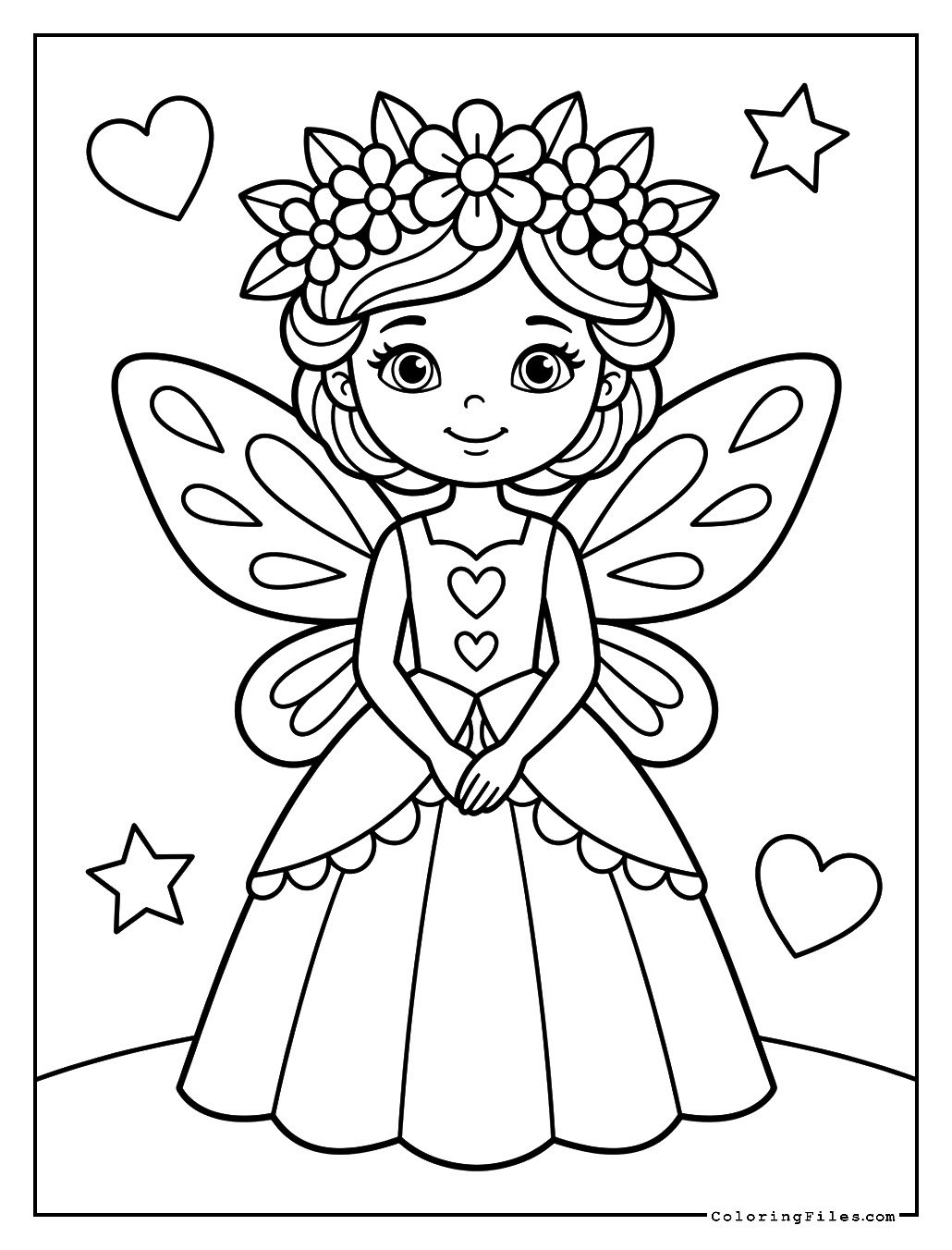 Flower Crowned Fairy Princess