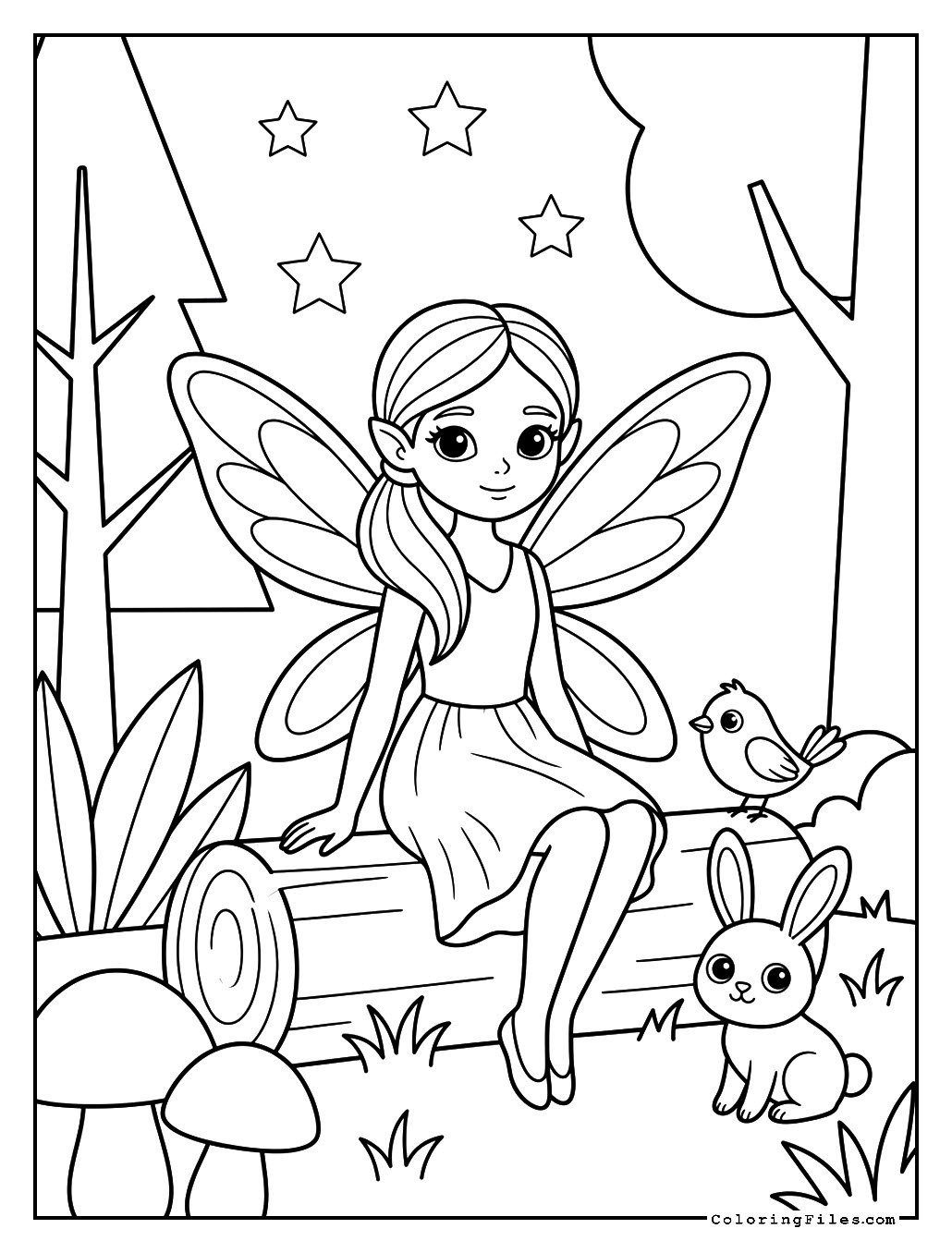Forest Dweller Fairy Girl