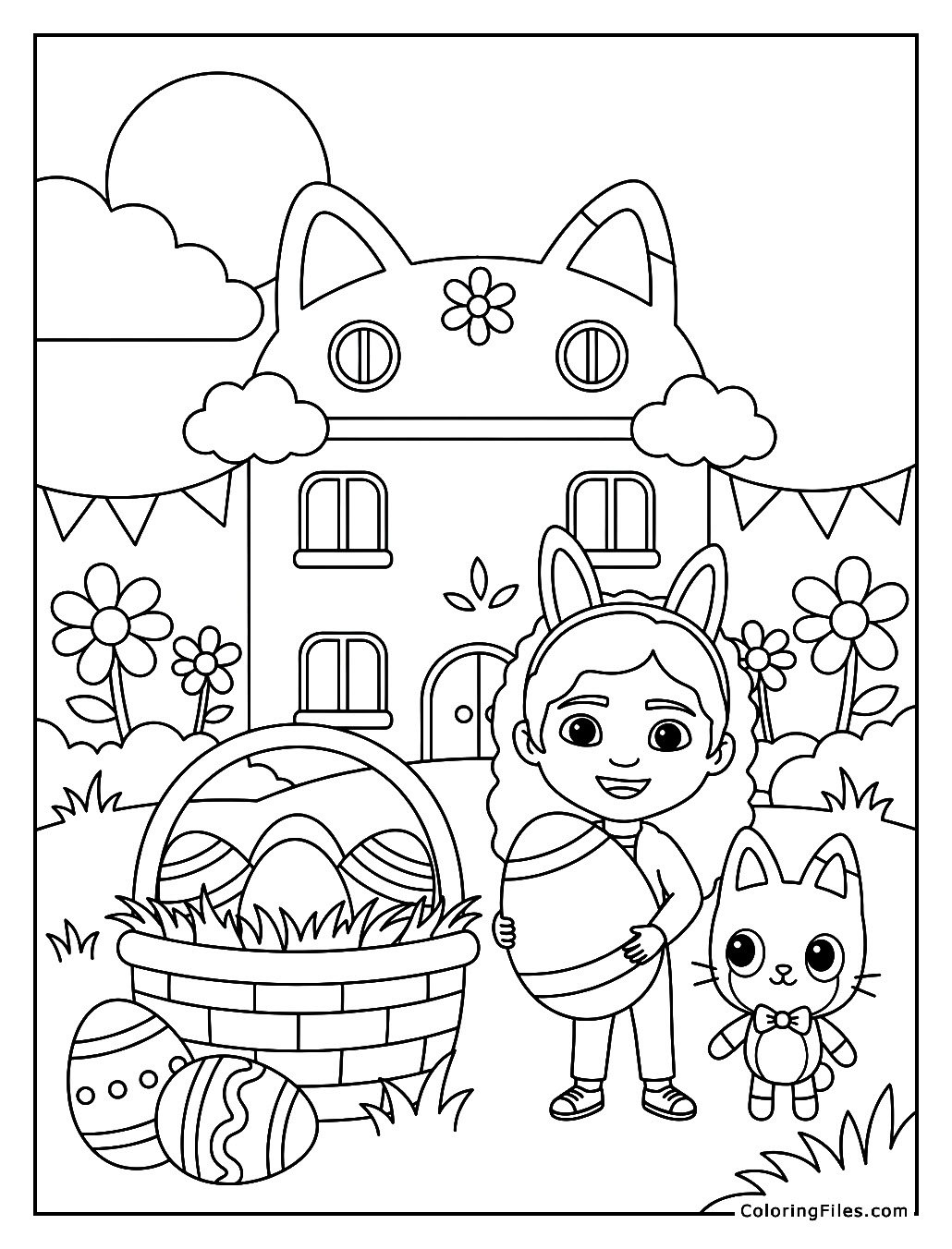 Gabby’s Easter Dollhouse Party