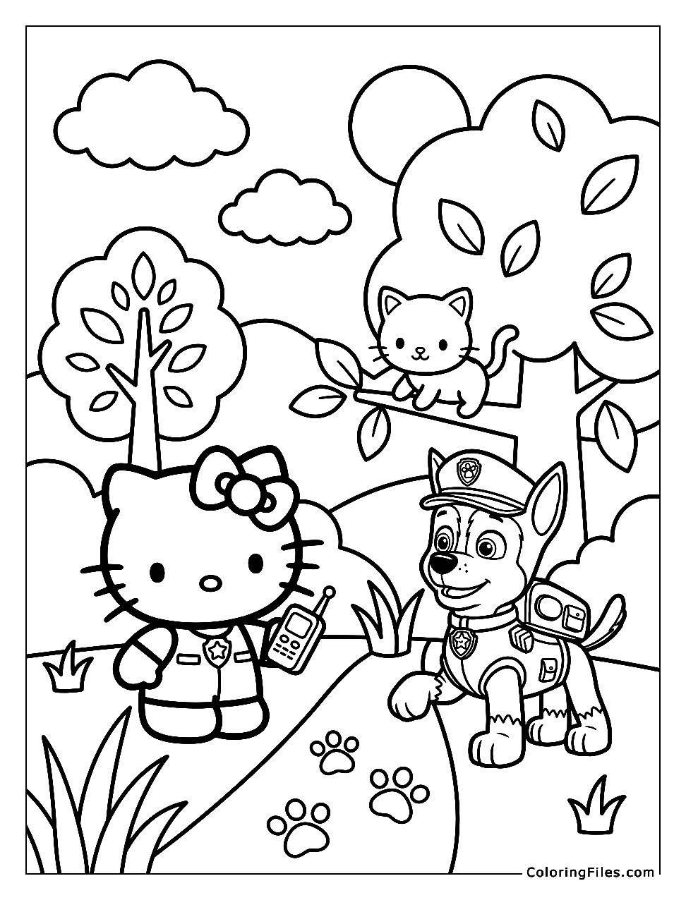 Hello Kitty and Chase Patrol Mission