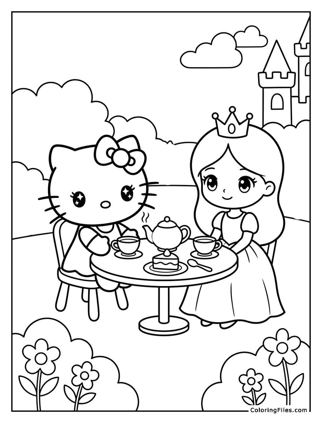 Hello Kitty & Princess Tea Party