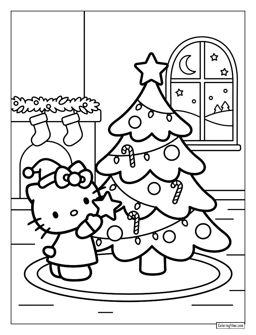 Hello Kitty's Christmas Tree Fun