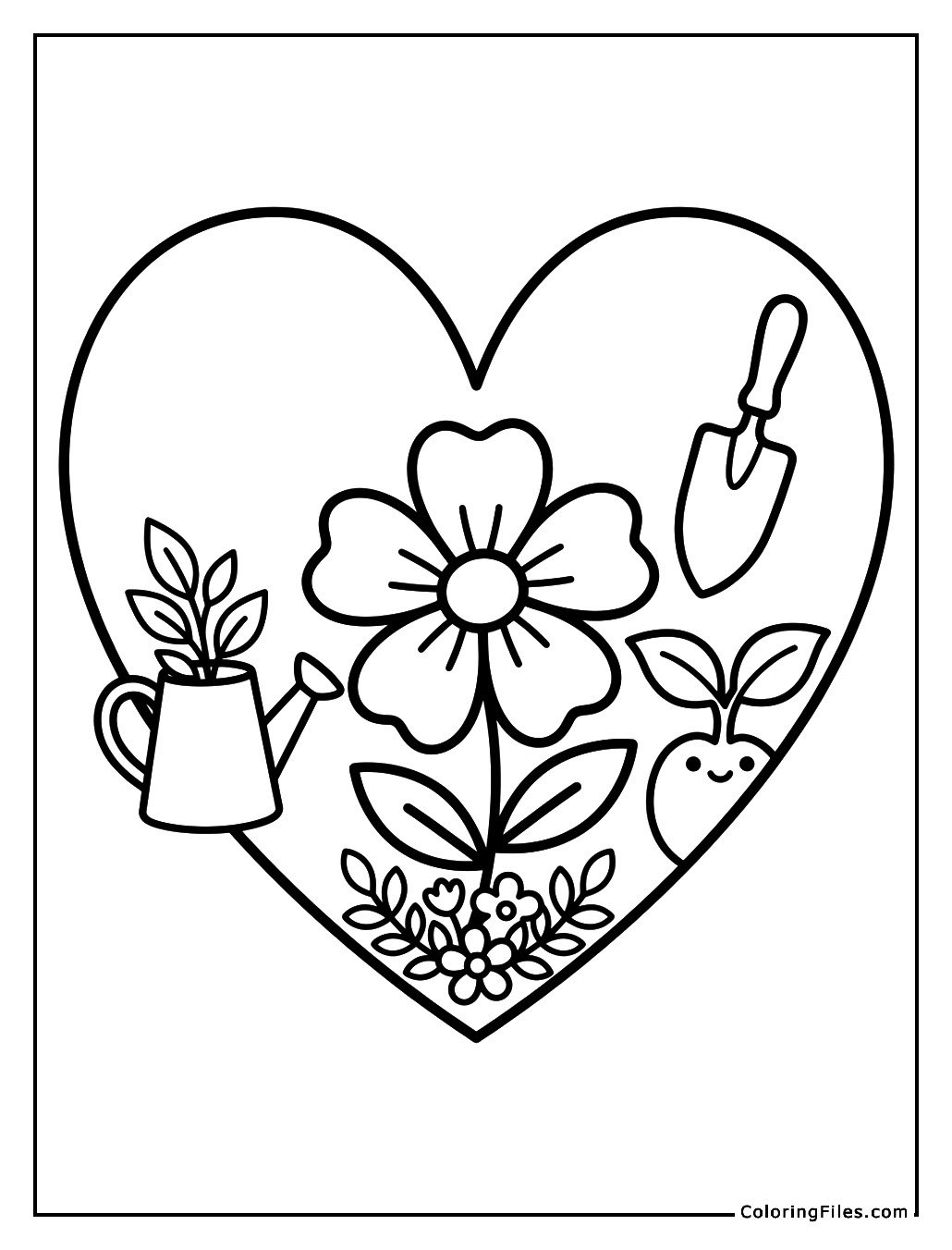 Hobbies: Gardening Heart Bloom