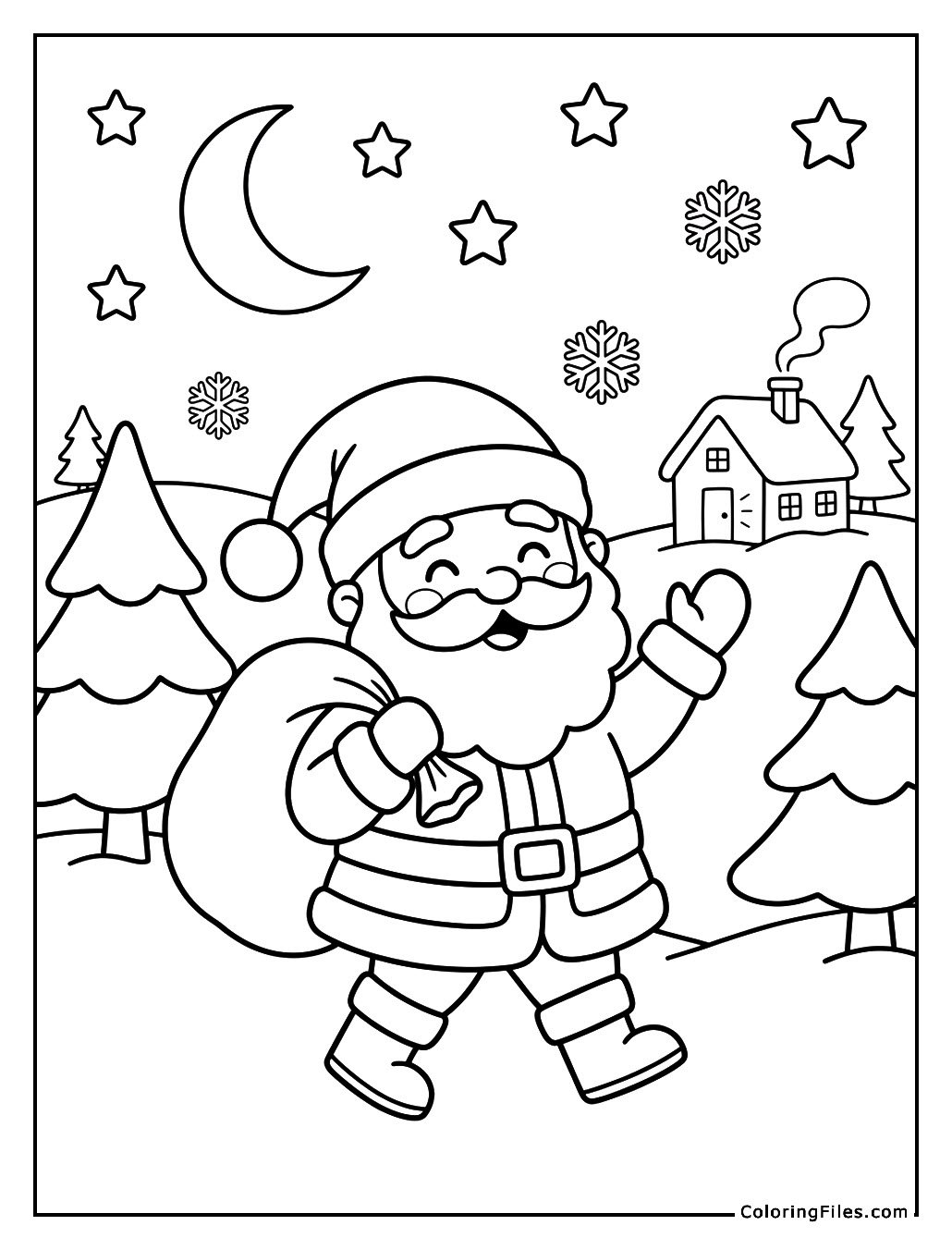 Jolly Santa’s Christmas Eve