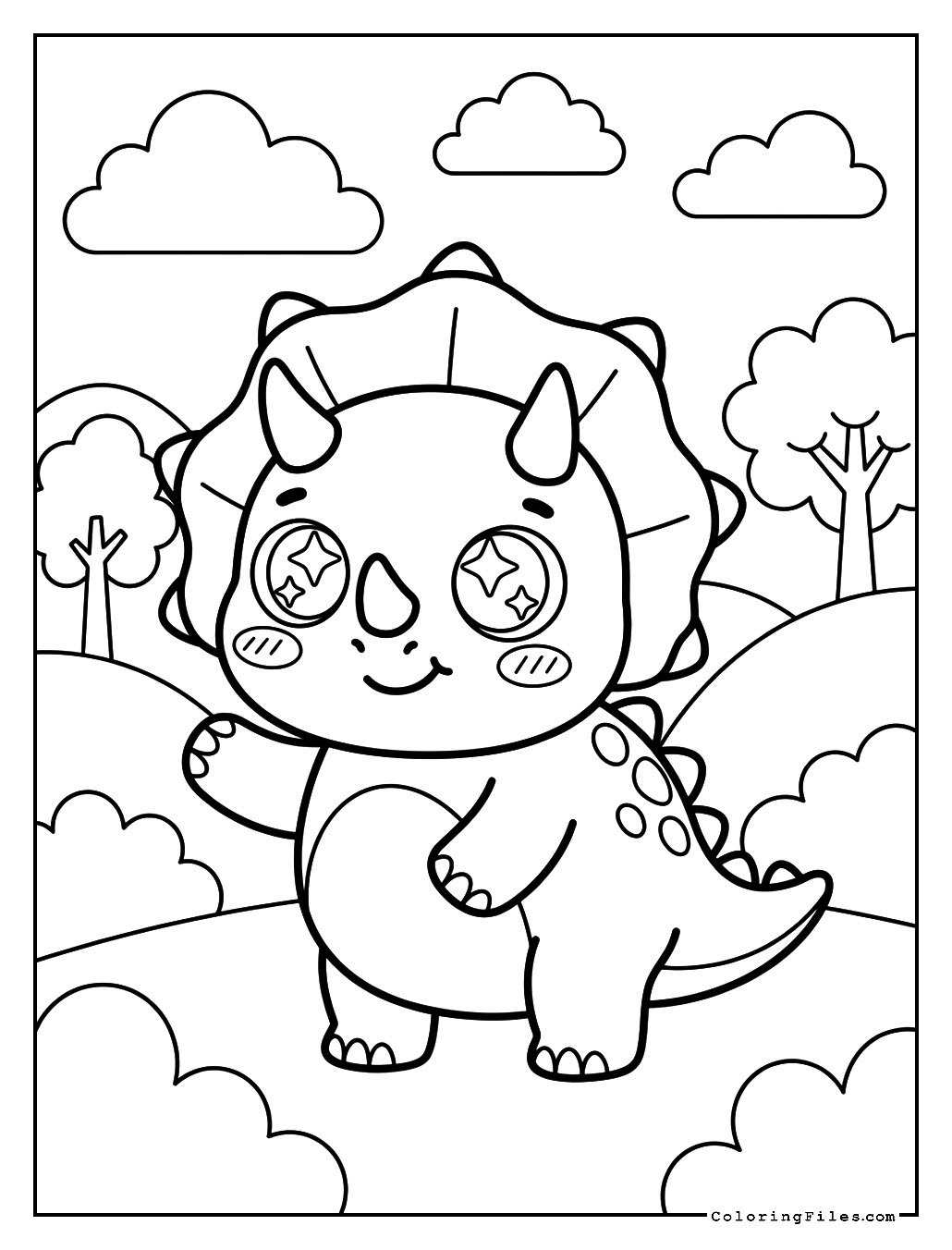 Kawaii Dinosaur