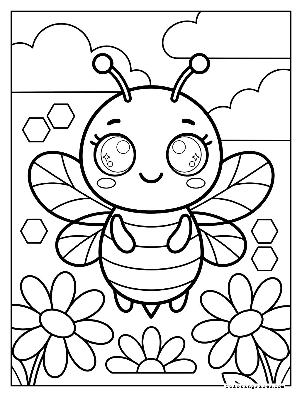 Kawaii Honey Bee