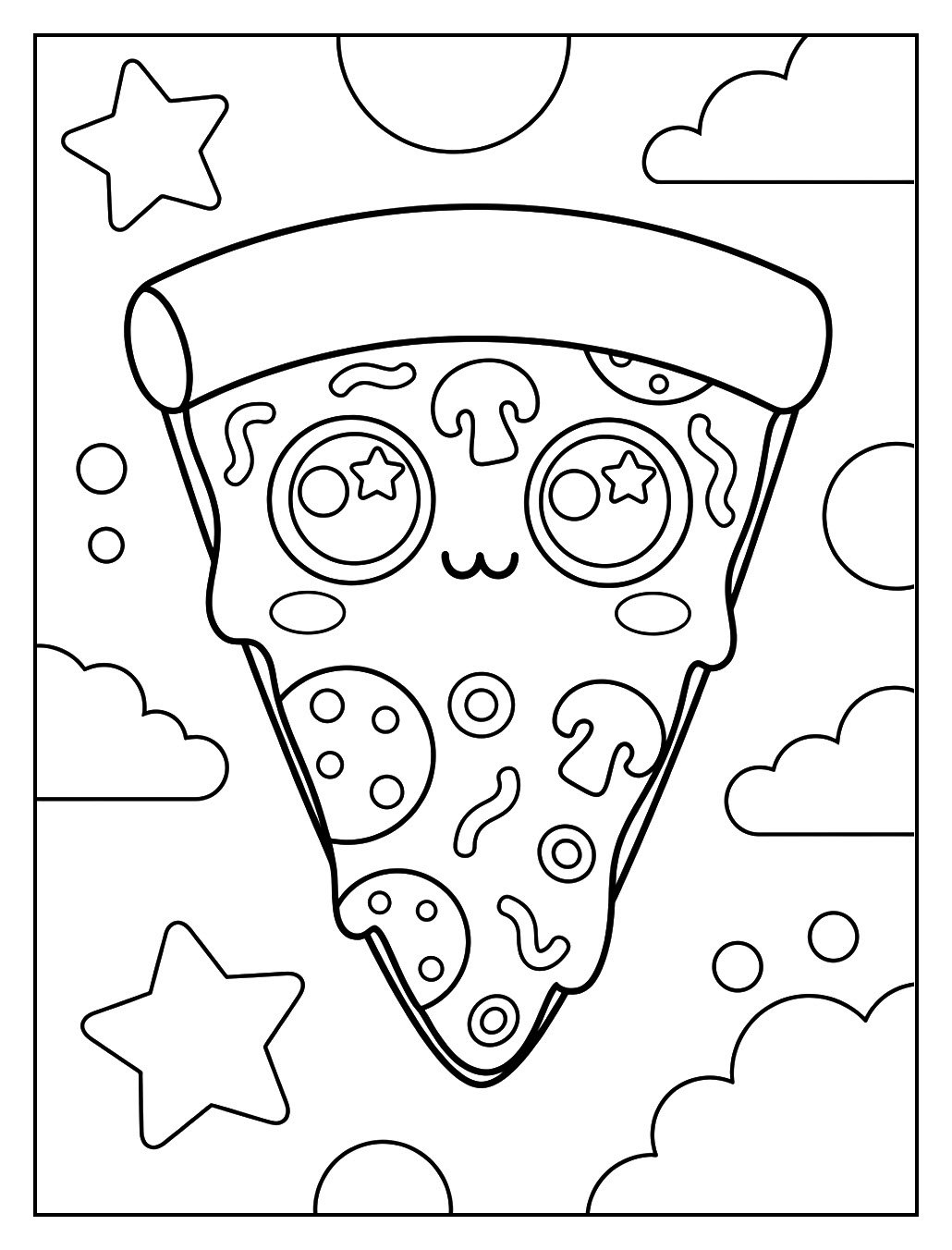 Kawaii Pizza Slice