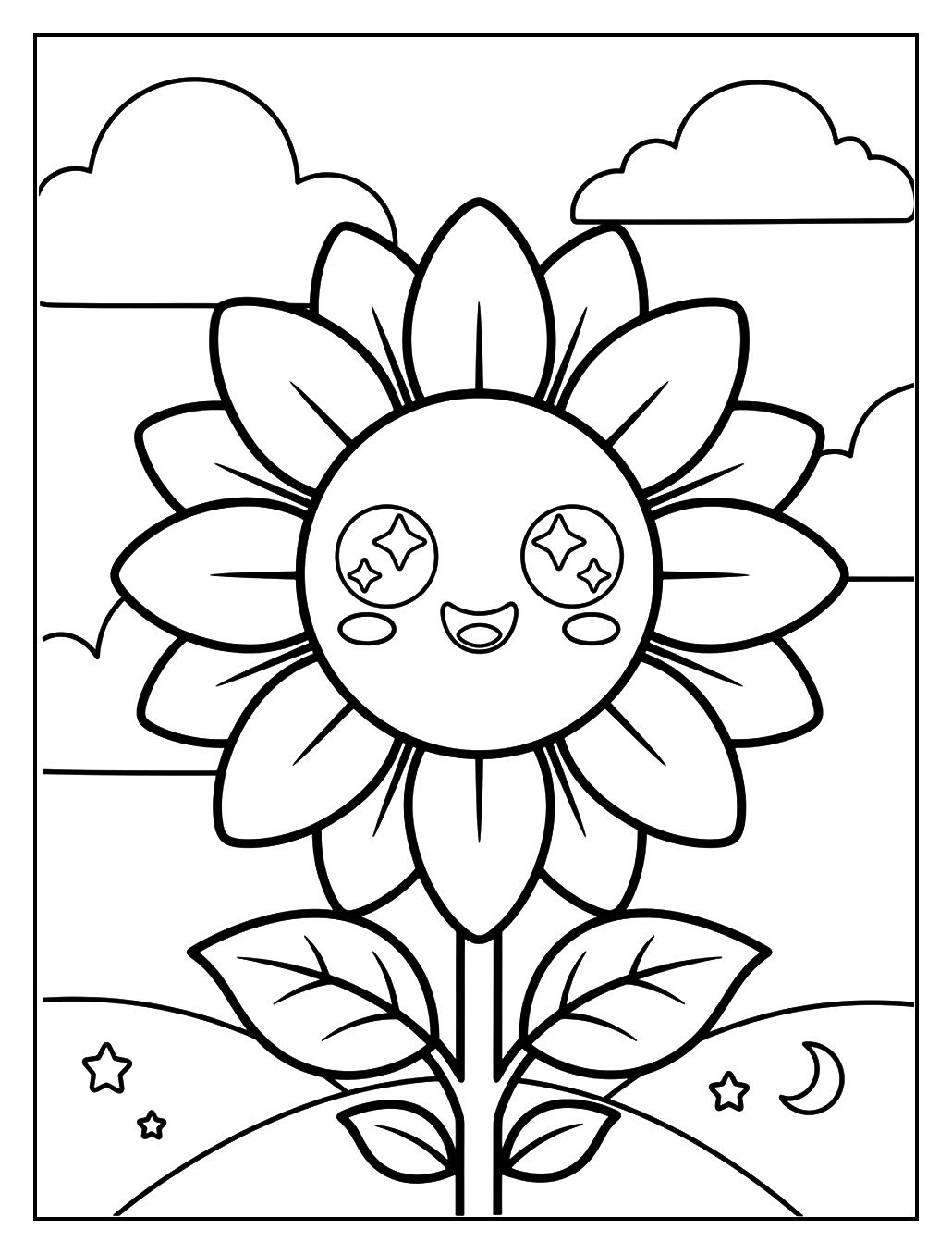 Kawaii Sunflower