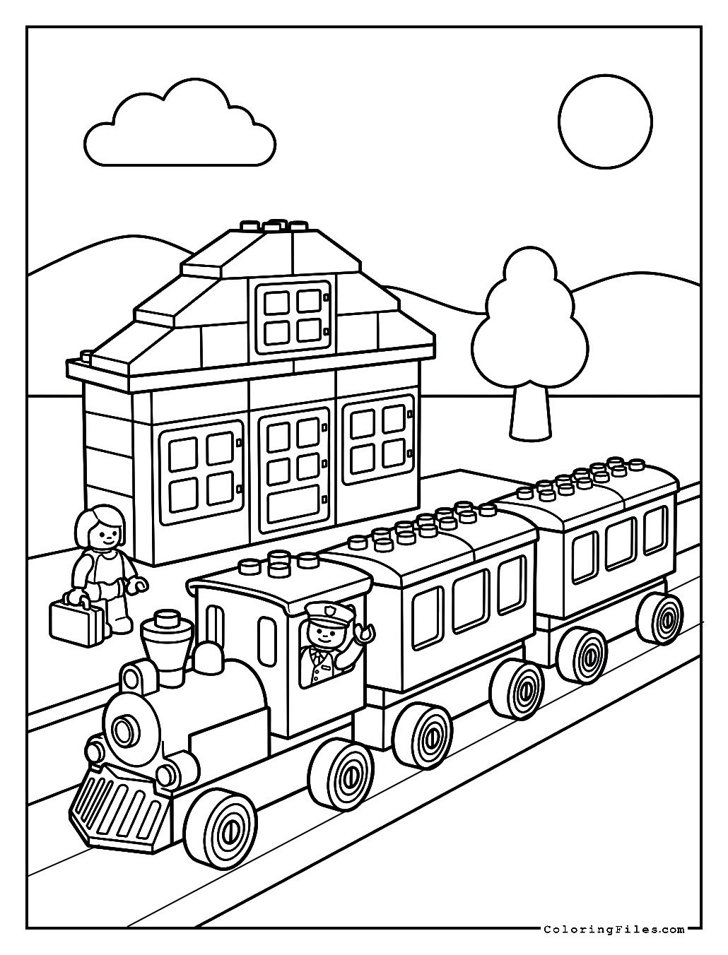 Lego Train Station