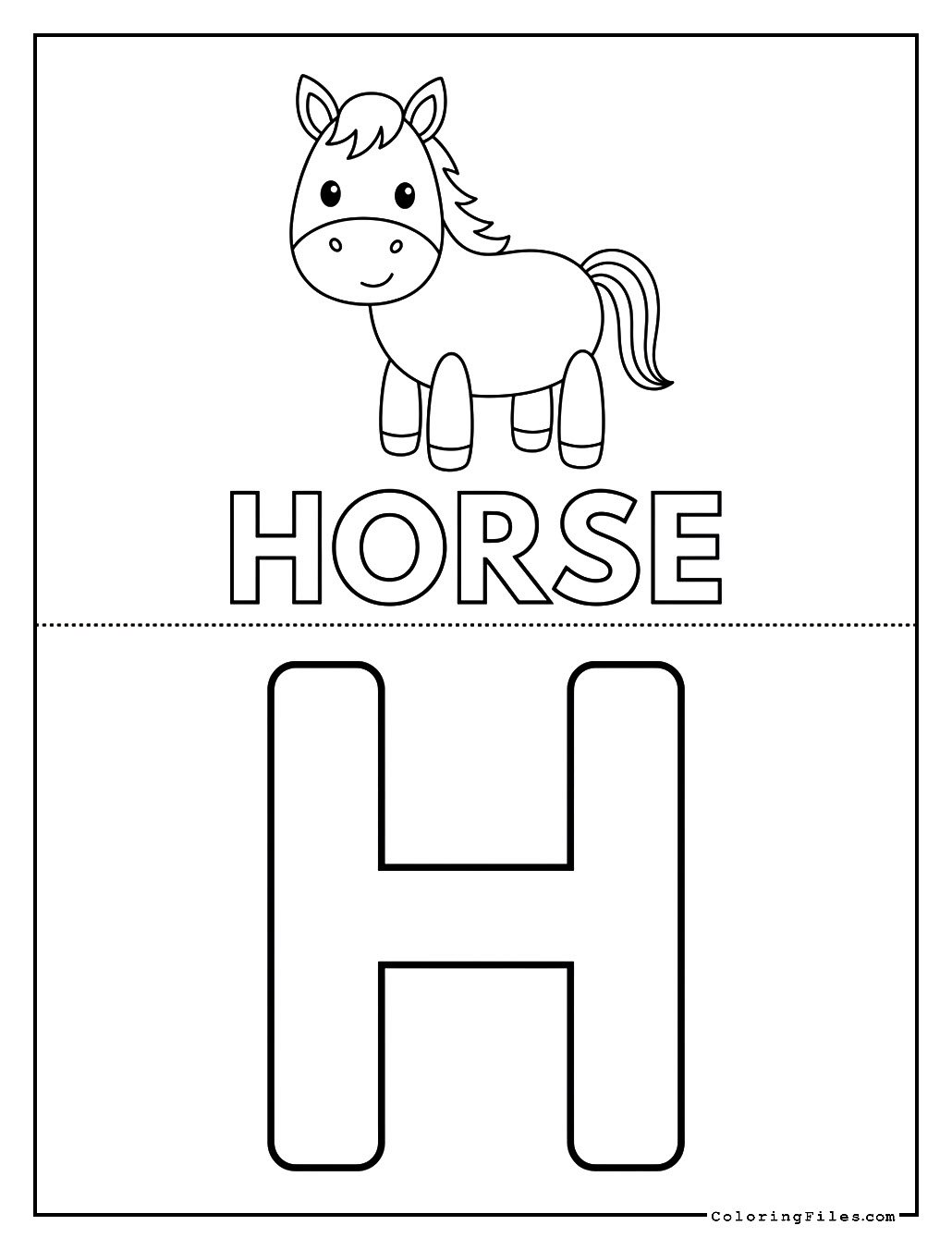 Letter H