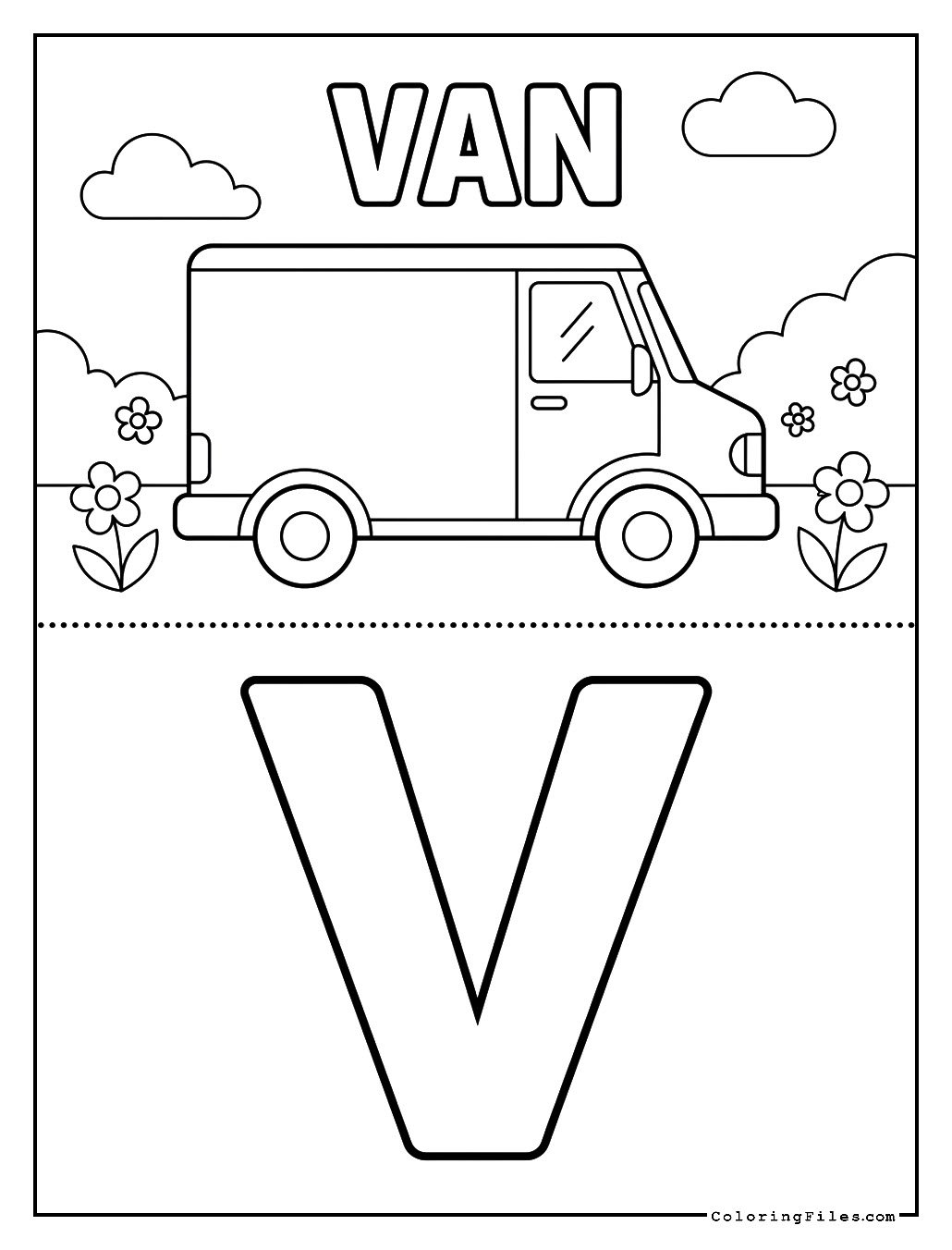 Letter V