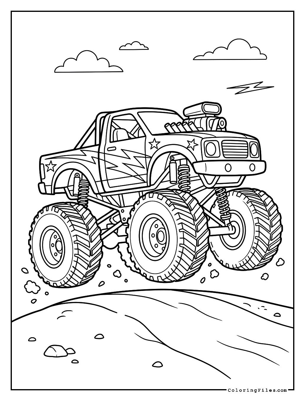 Lightning Fast Monster Truck Fun