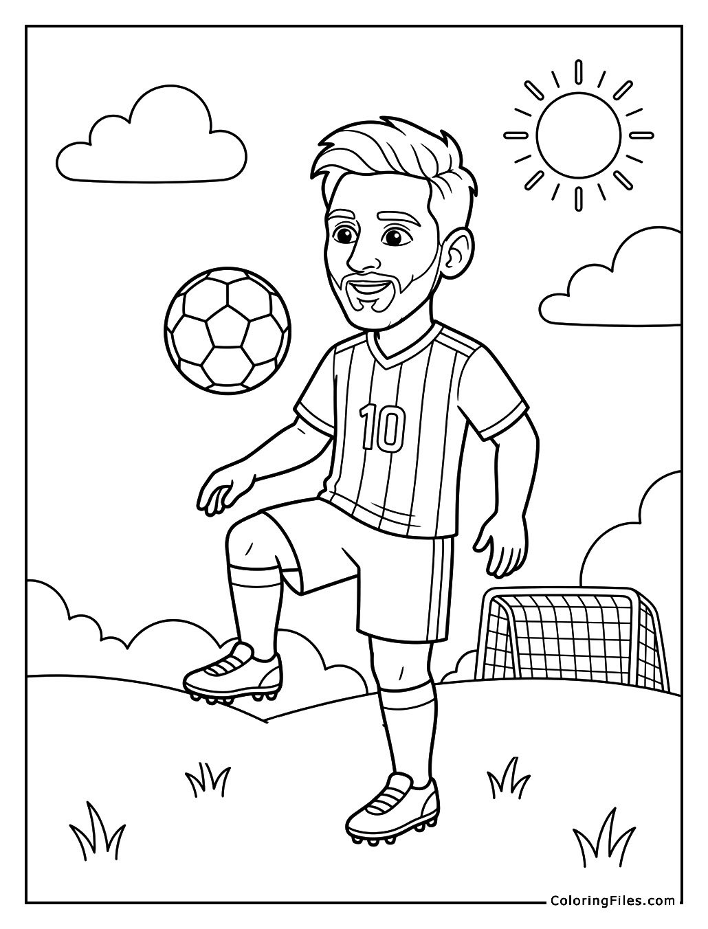 Lionel Messi Juggling the Ball