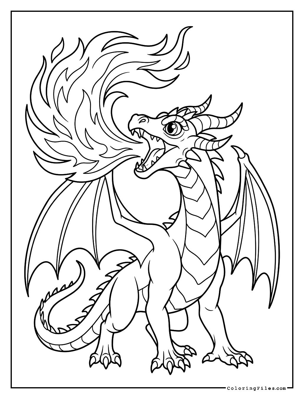 Magnificent Fire Dragon