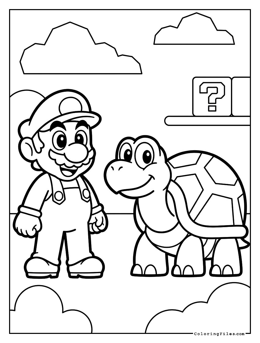 Mario and the Giant Turtle