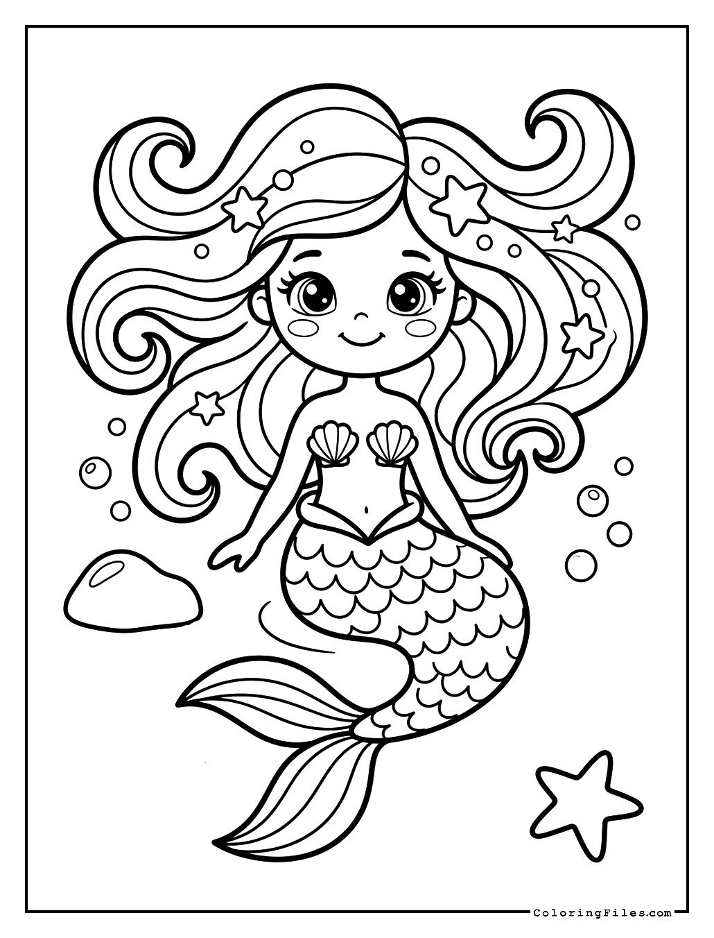 Mermaid Hair In The Tide