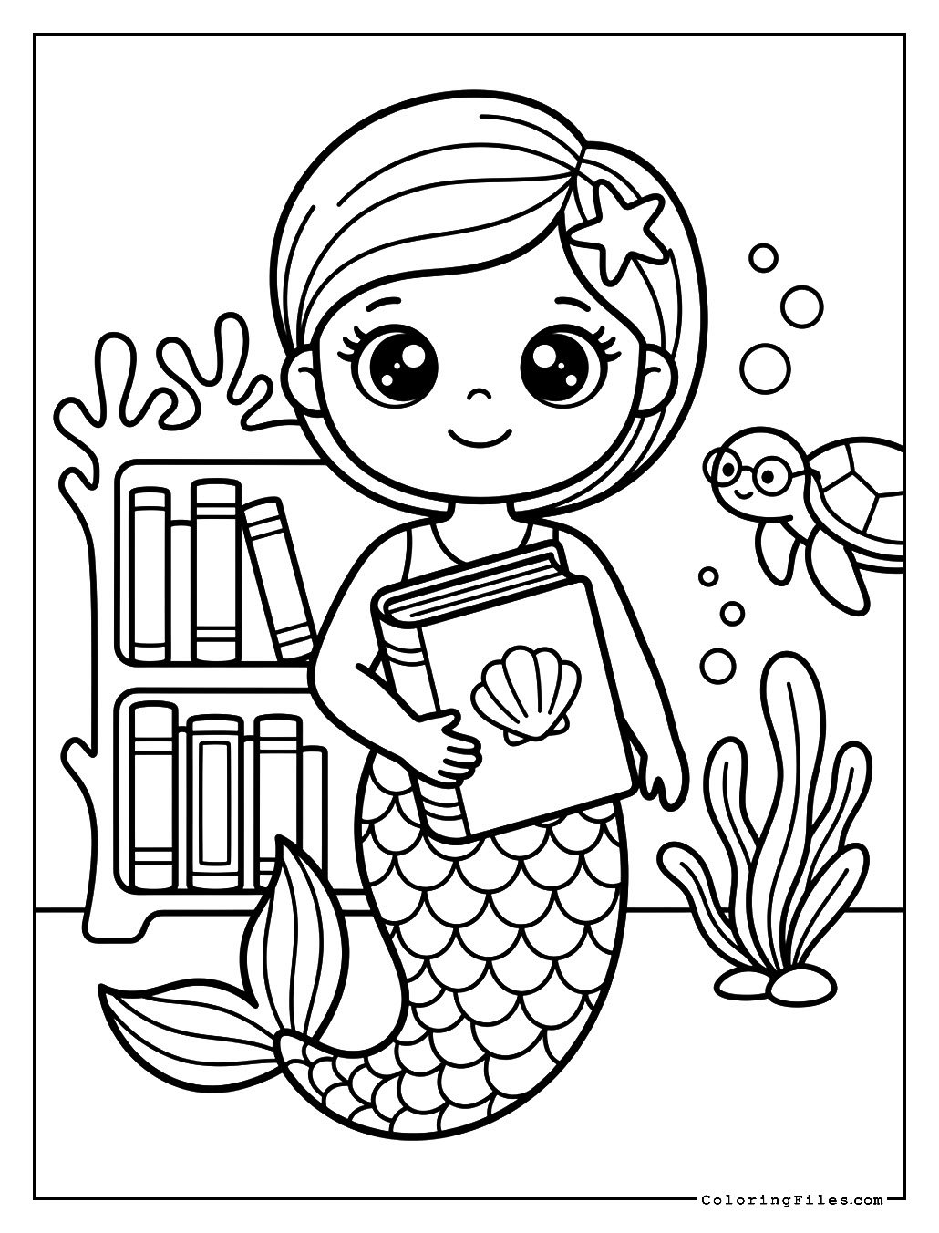 Mermaid Library Keeper