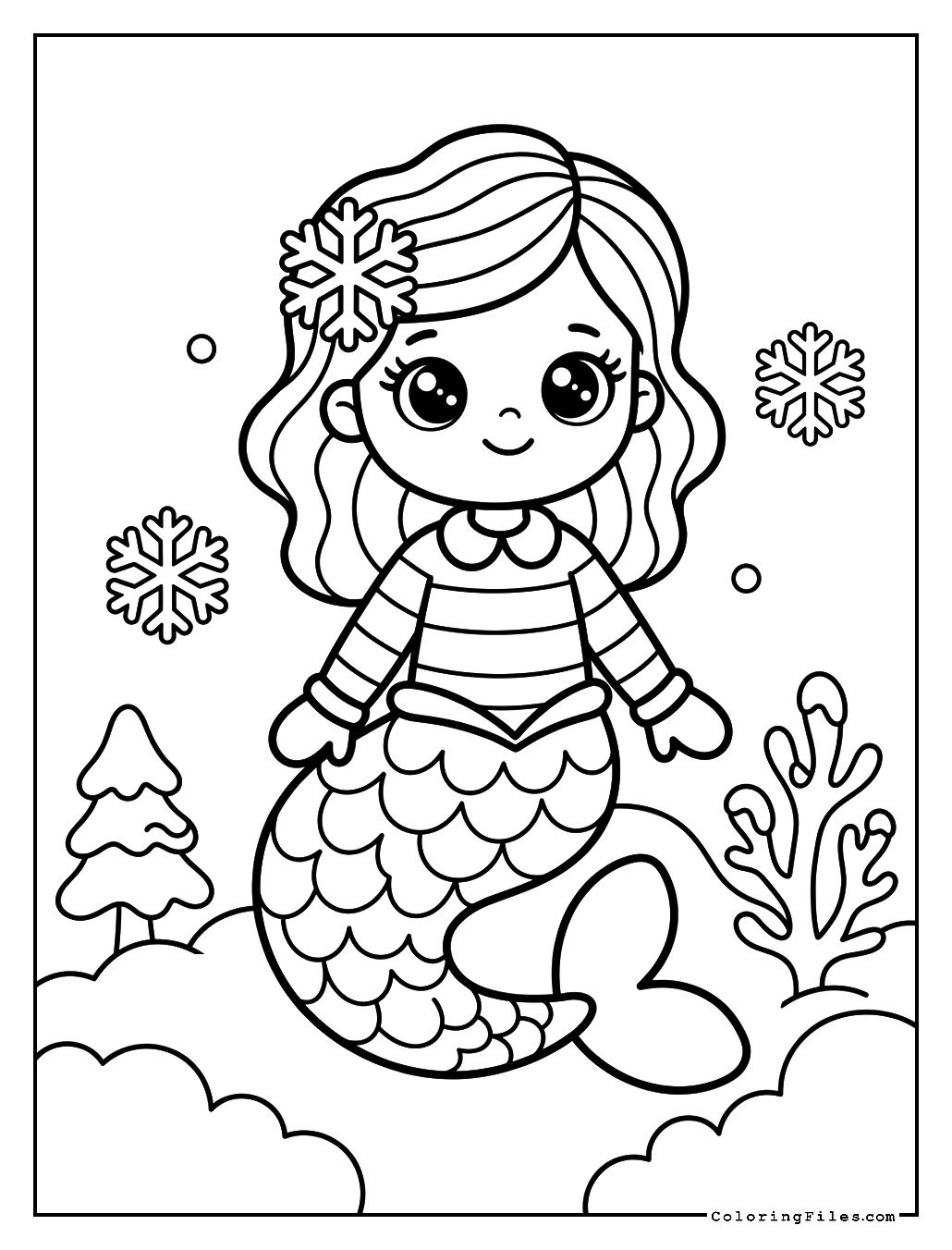 Mermaid Winter Wonderland