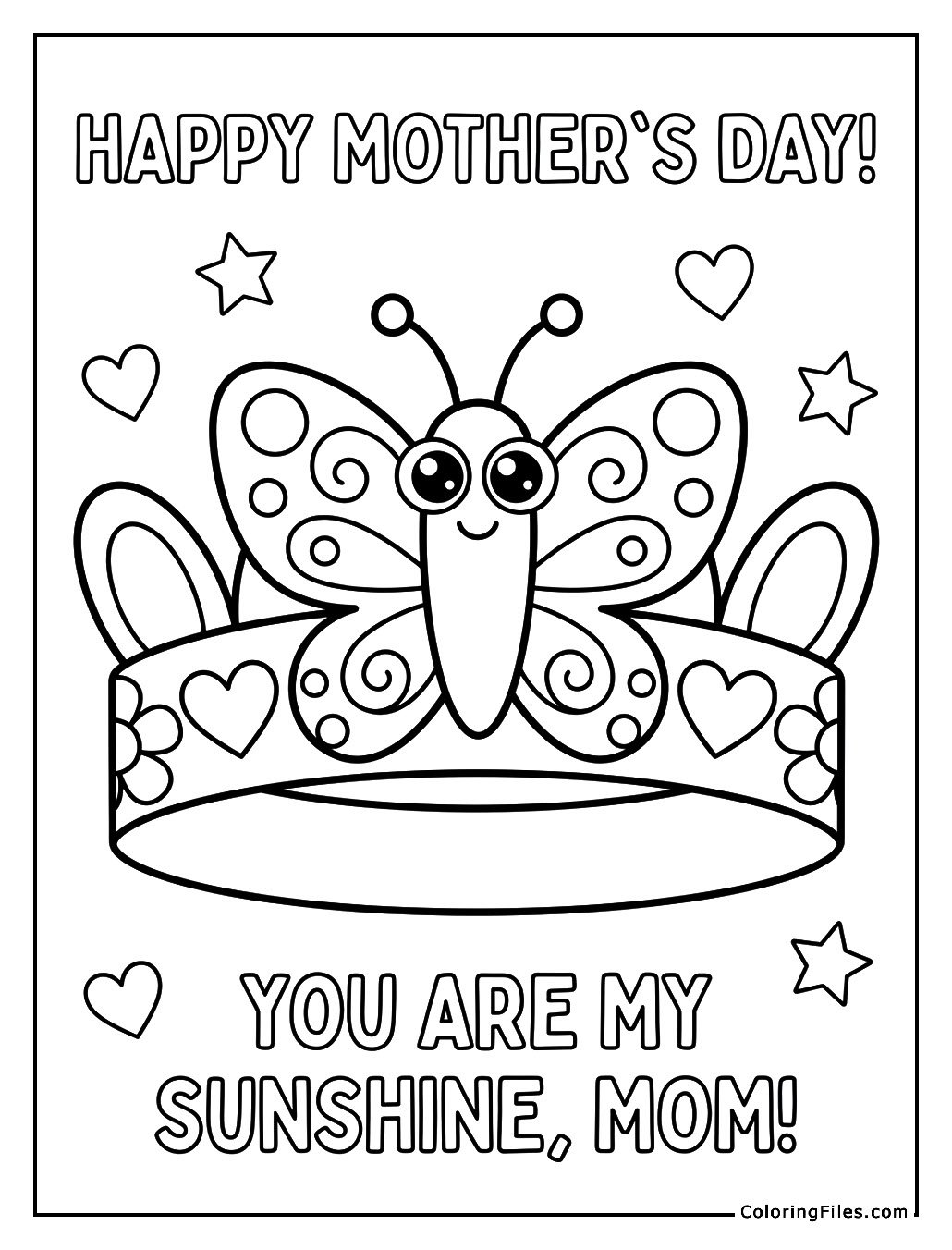 Mom’s Charming Butterfly Crown