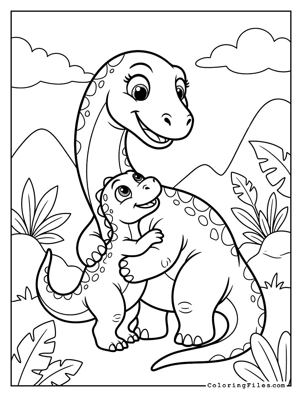 Mom’s Day Dino Hug